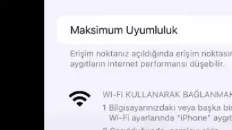 iPhone Kişisel Erişim Noktasını Sürekli Açık Tutmak İçin İpuçları