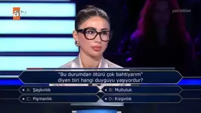 Kim Milyoner Olmak İster'de Şaşırtan An: "Bahtiyarım" Sorusu Yarışmacıyı Eledi!