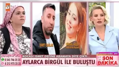 Esra Erol'da Kan Donduran İhanet! Koca Define Bahanesiyle Kuzenle Kaçtı!